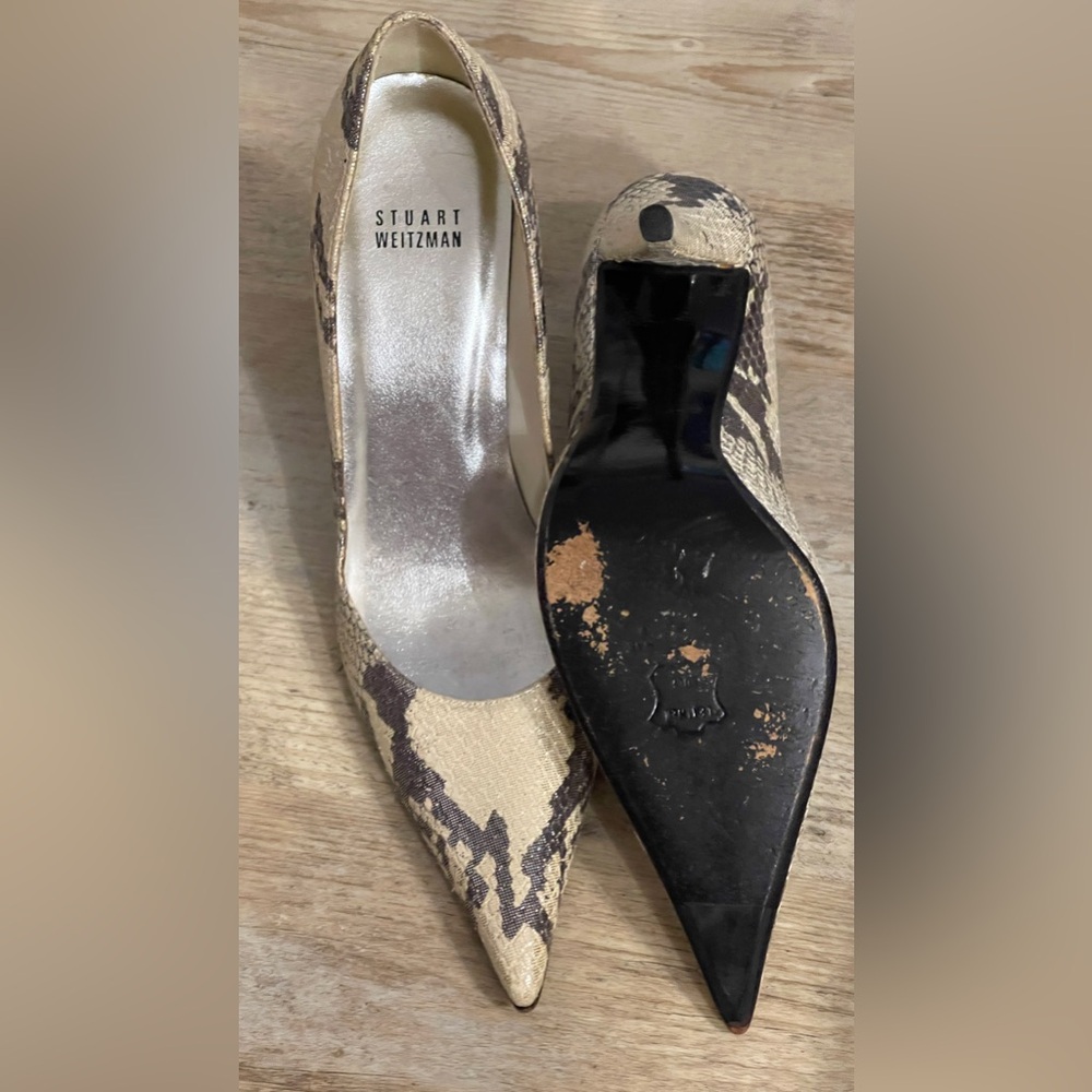 Rare Stuart Weizmann python pumps - Picture 11 of 16
